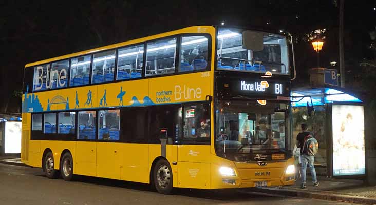 Sydney Buses MAN ND323F Gemilang Eco doubledecker B-Line 2858